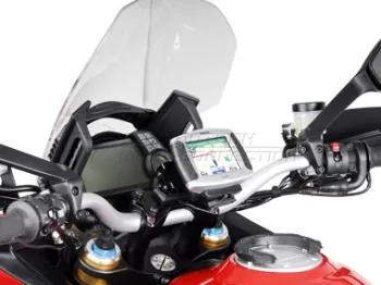 Supporto base manubrio per GPS a sgancio rapido antivibrazione specifico - Ducati 1200 Multistrada