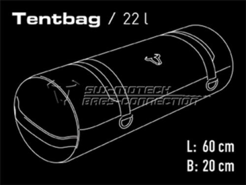 Borsa rotolo posteriore EVO Tentbag - 22 litri