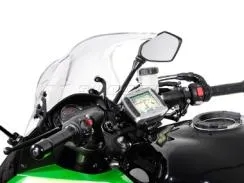 Supporto base manubrio per GPS con QUICK-LOCK specifico - Kawasaki Z1000 Sx / Ninja SX