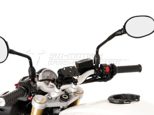 Supporto base manubrio per GPS con QUICK-LOCK specifico - KAWASAKI / KTM / SUZUKI / TRIUMPH