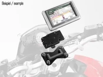 Supporto base manubrio per GPS con QUICK-LOCK - Suzuki - Kawasaki