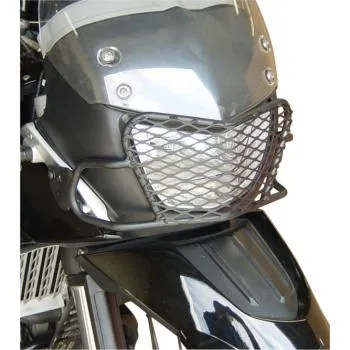 Protezione faro anteriore in acciaio colore nero - BMW 650 F-G GS