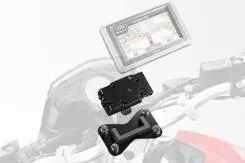 Supporto base manubrio per GPS con QUICK-LOCK - BMW - HONDA 650 700 Transalp / 1000 Varadero / Cb 1300