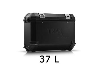 Borsa valigia laterale nera in alluminio 37 litri destra o sinistra Trax Evo