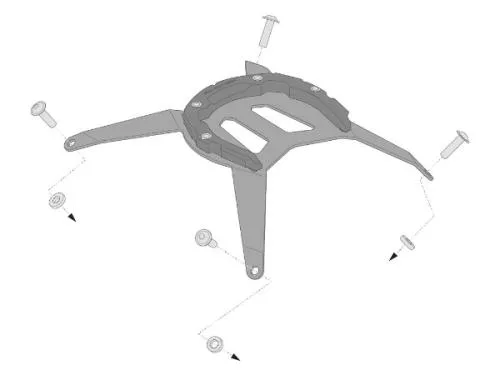 Aggancio borse serbatoio Quick Lock PRO Tankring - KAWASAKI Z650 / Ninja 650