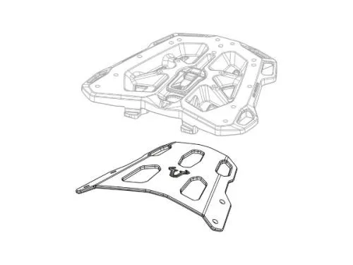 Piastra portapacchi STREET-RACK - YAMAHA XJR 1200/1300