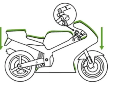 Kit regolazione abbassamento sella 20 mm - KAWASAKI  ZX-4R / RR