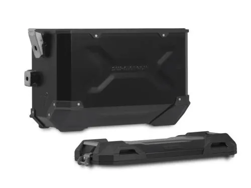 Kit borse laterali in alluminio TRAX ADVENTURE 37 / 37 litri colore nero, telai PRO - Moto Morini X-Cape