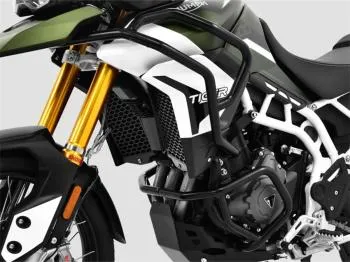 Kit Protezione motore paramotore tubolare superiore ed inferiore nero - TRIUMPH  Tiger 900 / GT / Pro / Rally