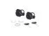 Kit completo bauletto TRAX ADV 38 litri in alluminio nero - VOGE 650DSX