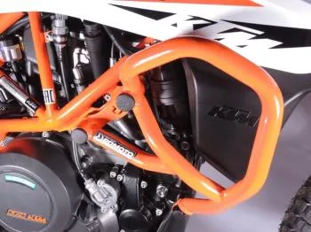 Paramotore tubolare superiore arancio - KTM 690 Enduro R - HUSQVARNA